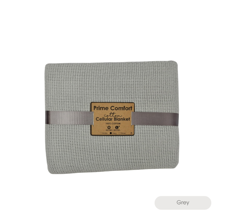 100% Cotton Cellular Blanket - Image 2