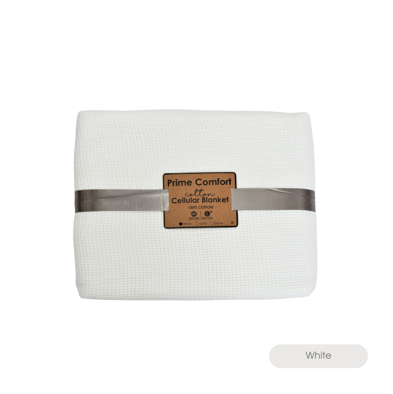 100% Cotton Cellular Blanket - Image 4